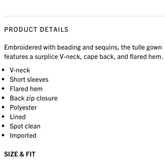 Mac Duggal
Beaded Cape Gown/ Size 18 - Picture 11 of 12